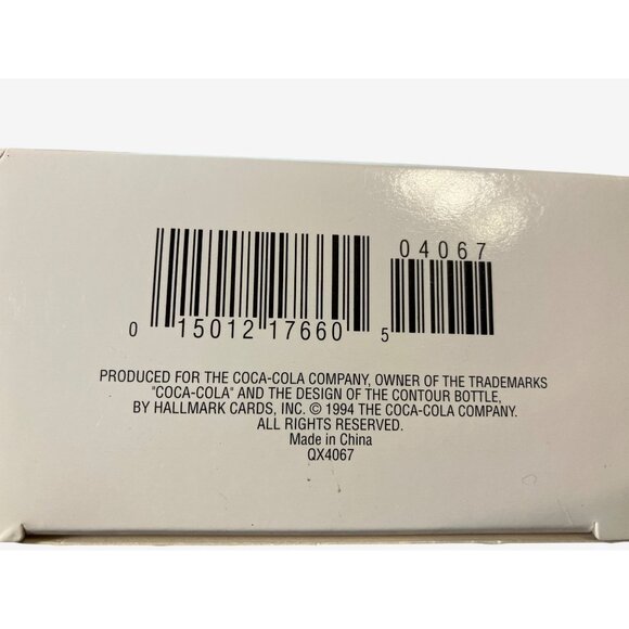Coca-Cola Santa  Refreshing Gift Hallmark Keepsake Ornament 1995 - Picture 9 of 16